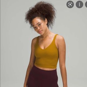 lululemon align tank in gold spice